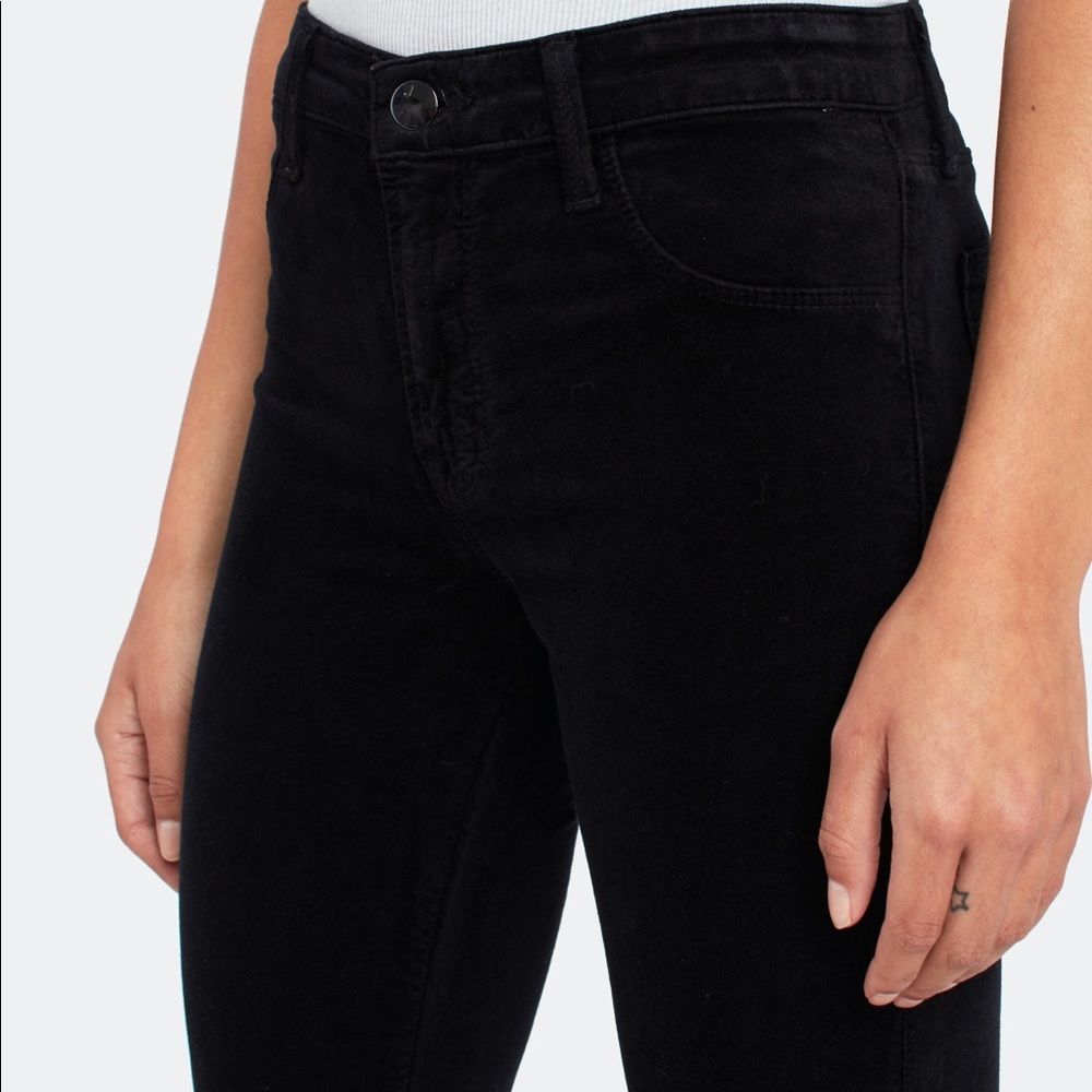 J Brand 815 Mid Rise Super Skinny Velveteen Jeans